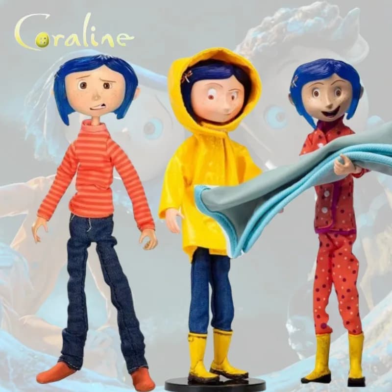 Nuovo personaggio dei cartoni animati di Coraline, merchandise del film anime, pigiama, figura da esposizione, modello articolato creativo e personalizzato, regalo per le vacanze