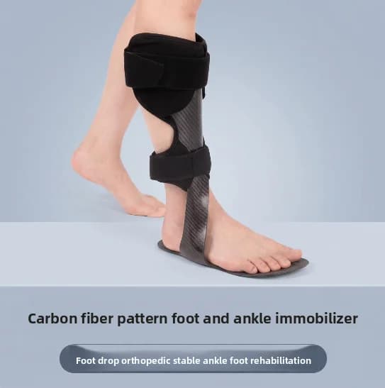 Aluminum Ankle Foot Drop Brace Support Fixation Walking Aid for Men Women