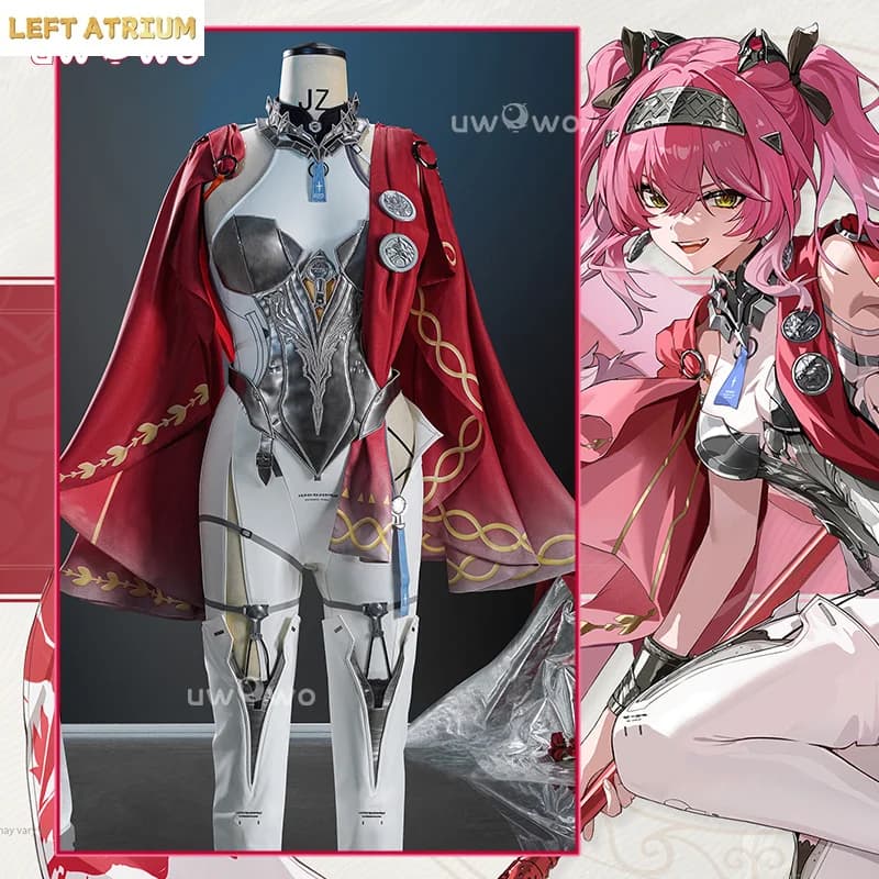UWOWO Lupa Cosplay Collab Series: Costume da Cosplay di Lupa dal Gioco Wuthering Waves, Taglie S-2XL, Costume di Halloween