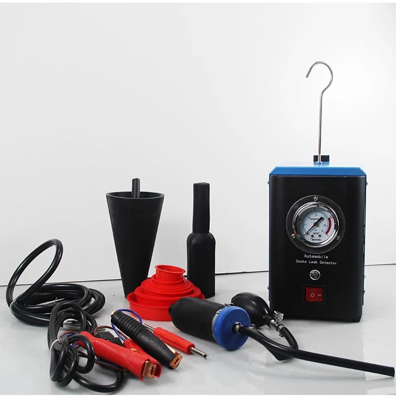 Rilevatore di perdite per macchina del fumo Analizzatore di scarico automobilistico Localizzatore di perdite di gas per auto Generatore di fumo per tubi dell'olio