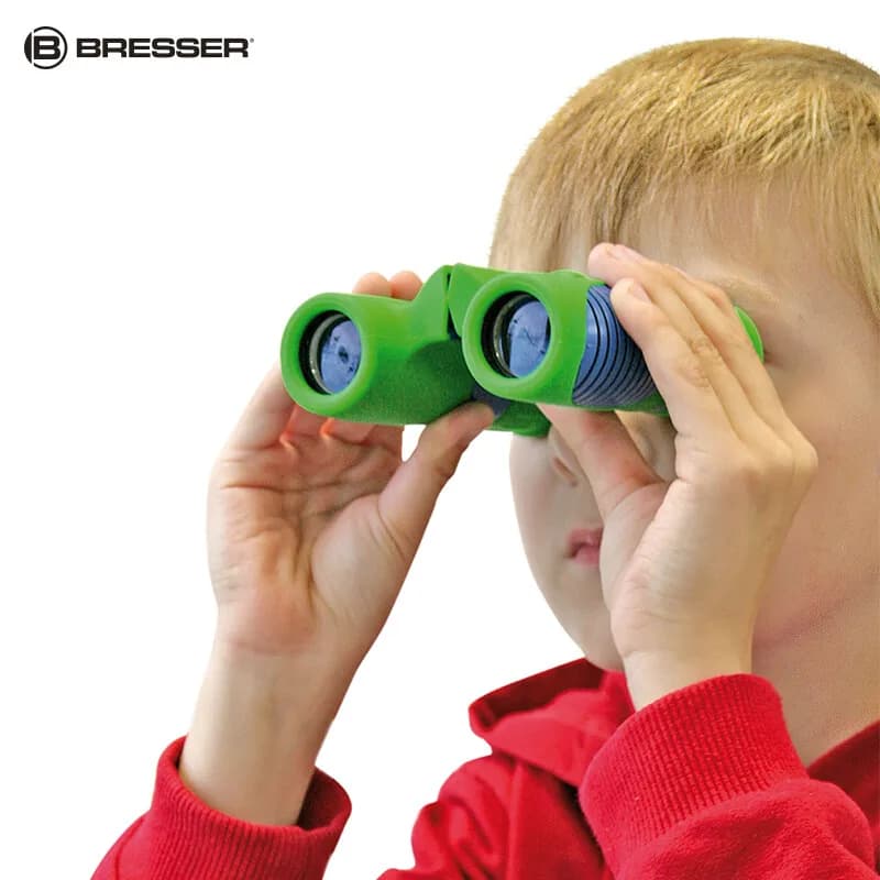 BRESSER 6x Mini Telescopio Tascabile Professionale per Bambini, Binocolo Compatto per Viaggi e Birdwatching, Lente Obiettivo 21mm