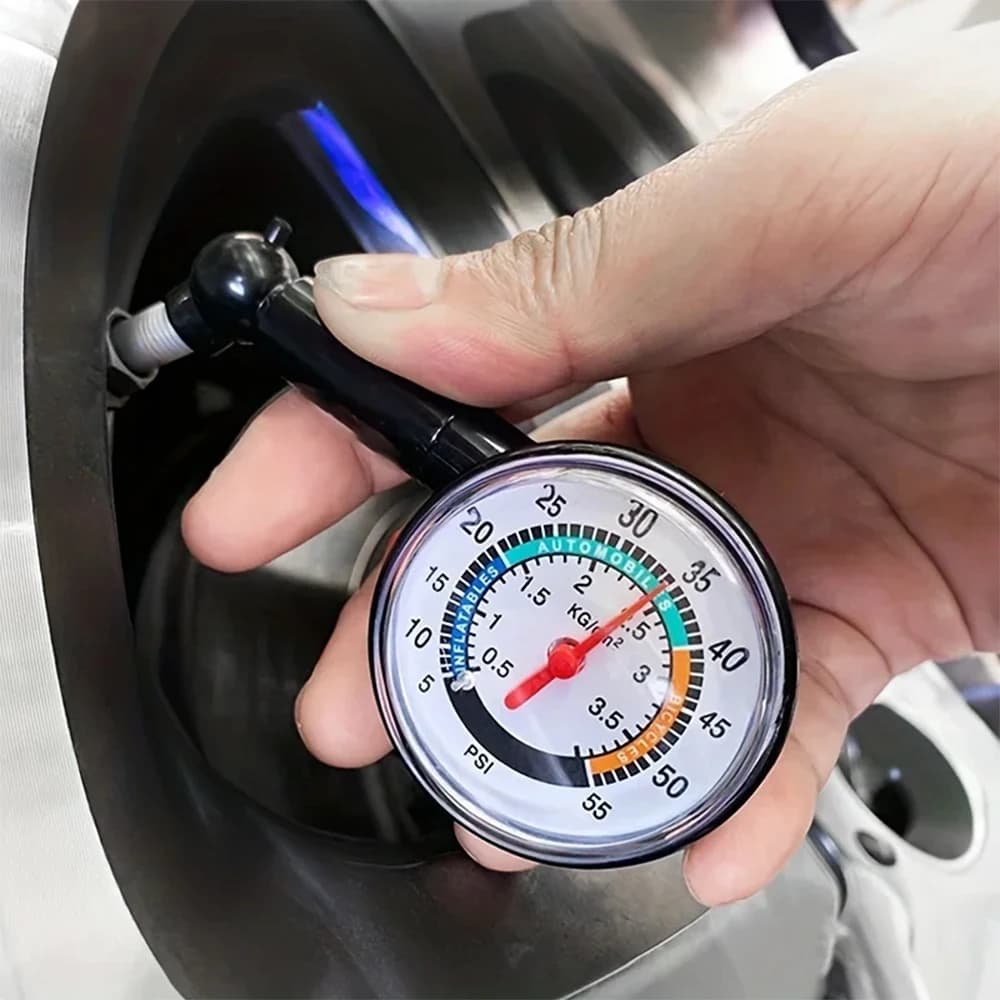 Manometro per Pneumatici Auto, Strumento di Ispezione ad Alta Precisione, Monitor per Pressione Pneumatici, Ricambio Auto