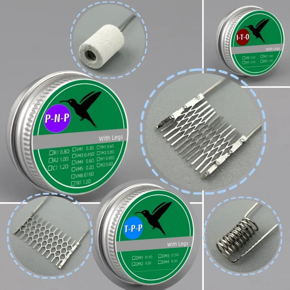 SpiralBVC/Mesh/Foglio di resistenze ceramiche con gambe in nichel puro TW/X VM1/3/4/5/6 DM1/2 I-TO M 1/2/3/4