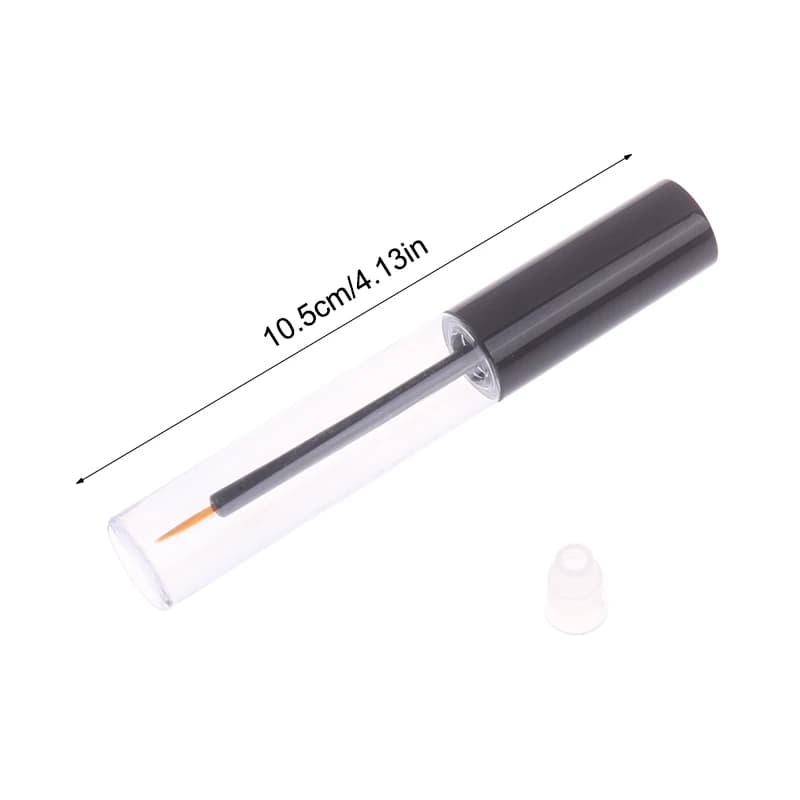 Tubo per Mascara Ricaricabile da 10mL – Flacone Vuoto per Ciglia Liquide per Applicazioni Cosmetiche Fai-da-Te