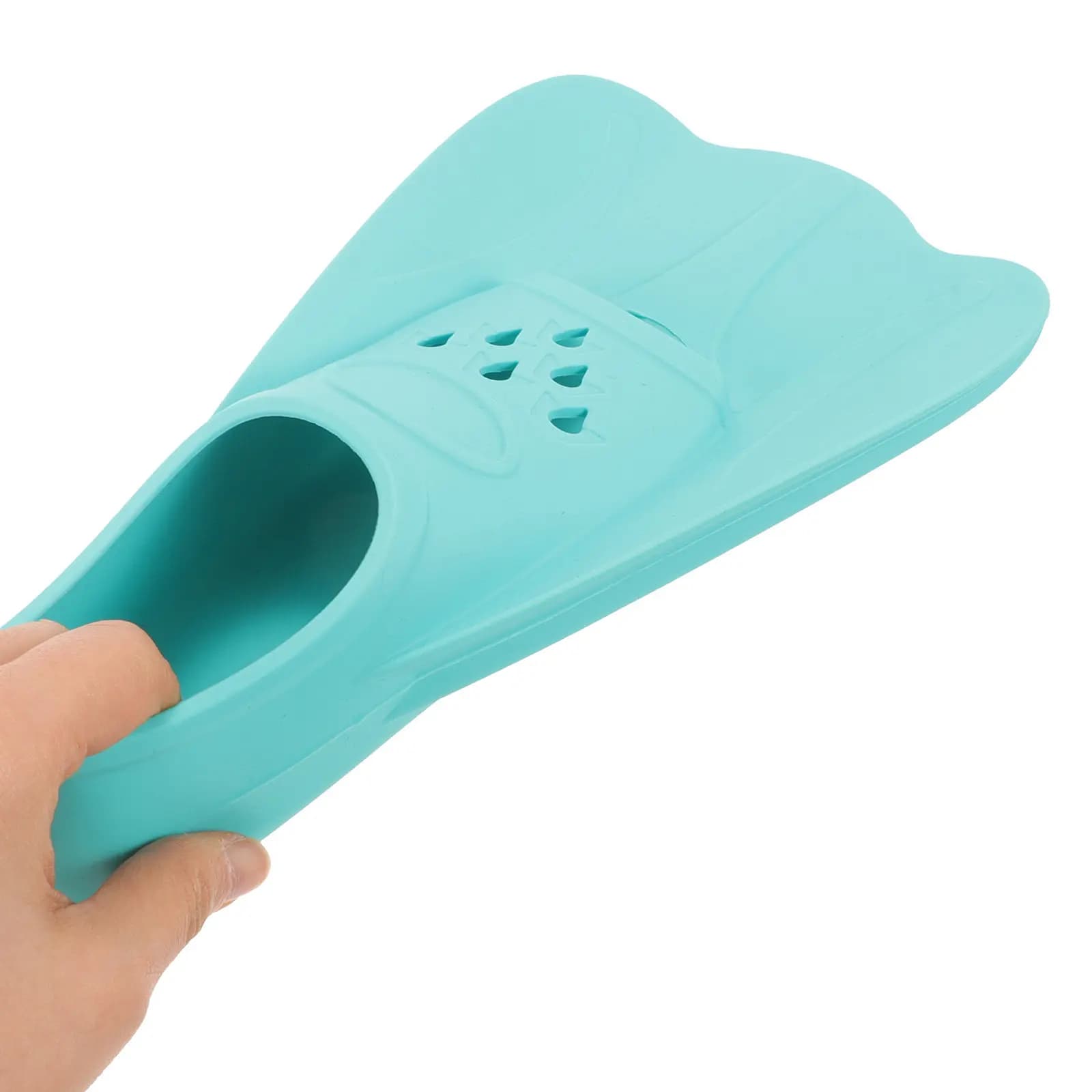 1 paio di pinne da nuoto per adulti in silicone, pinne larghe per allenamento di nuoto, snorkeling, immersioni, scarpe leggere per ragazze