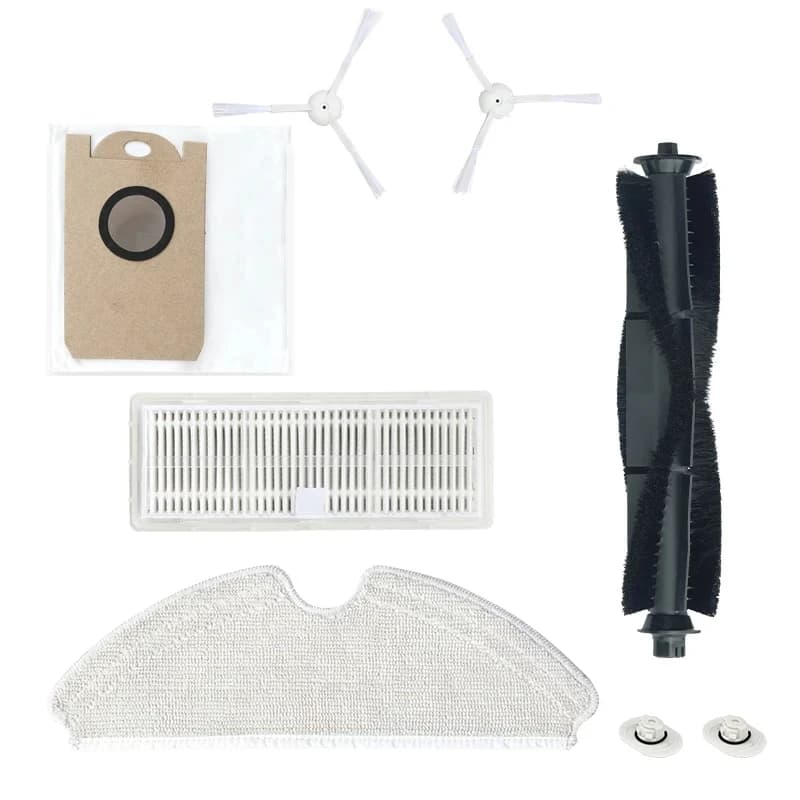 Filtro Hepa Spazzola principale Spazzola laterale Mop Sacchetto per la polvere in tessuto per Lenovo T1 Pro LR1 PRO Robot Aspirapolvere Filtro Hepa Mop Pezzi di ricambio