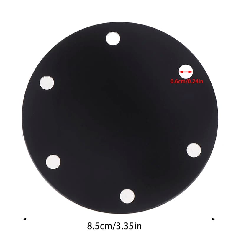 NUOVA OFFERTA: Copertura in Alluminio per Pulsante Clacson Volante a 6 Fori, 3.35" X 0.06" X 3.35", Accessori Auto