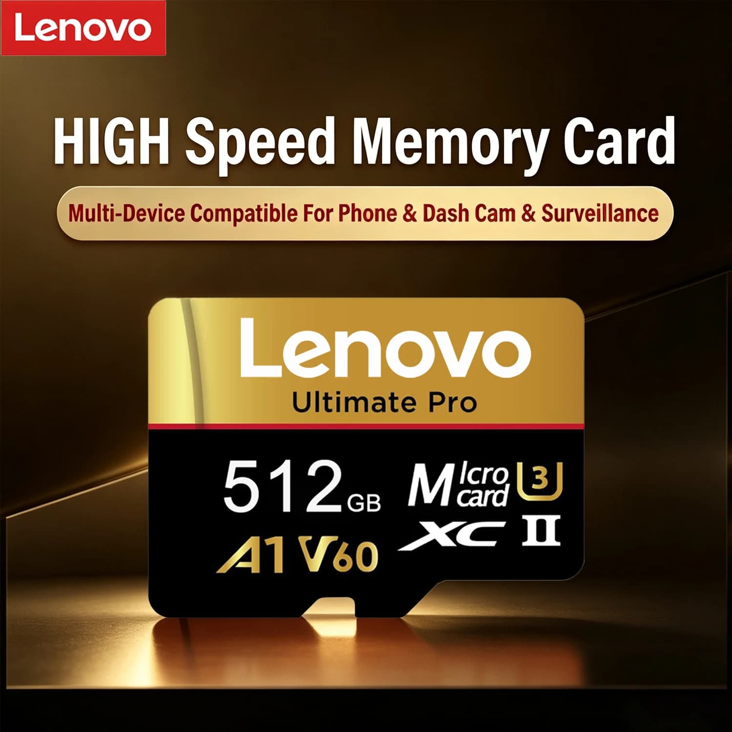 Lenovo High-Quality SD Memory Card Multiple Sizes Micro SD Card U3 V60 TF Flash Card For Nintendo Switch Phone Drone Camera