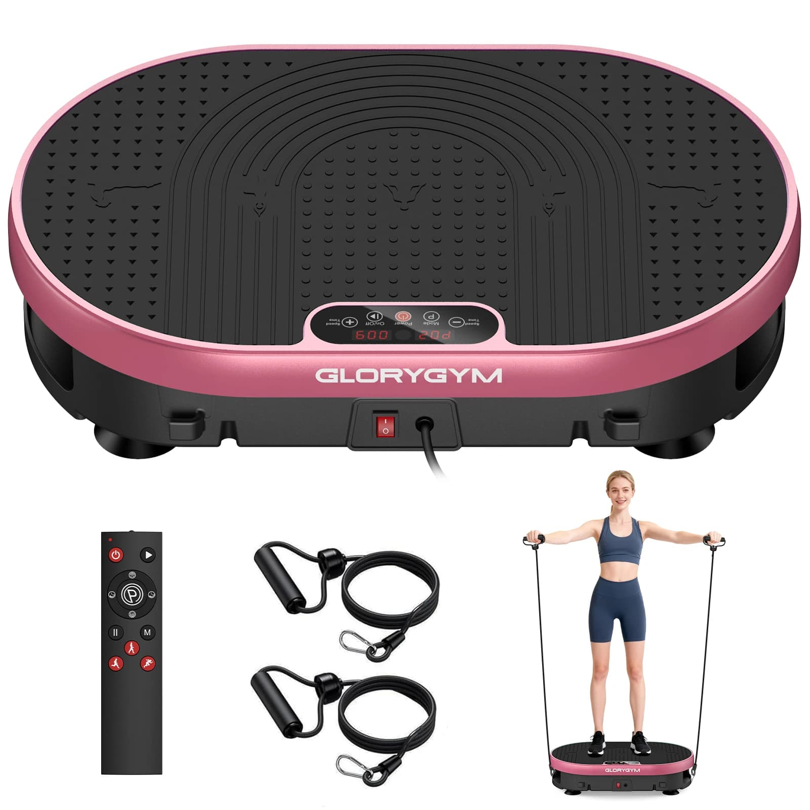 Vibrant Training Platform, 120 Levels, Remote Control, Vibrator for All Body, Home Gym, Weight Loss Fitness Platform