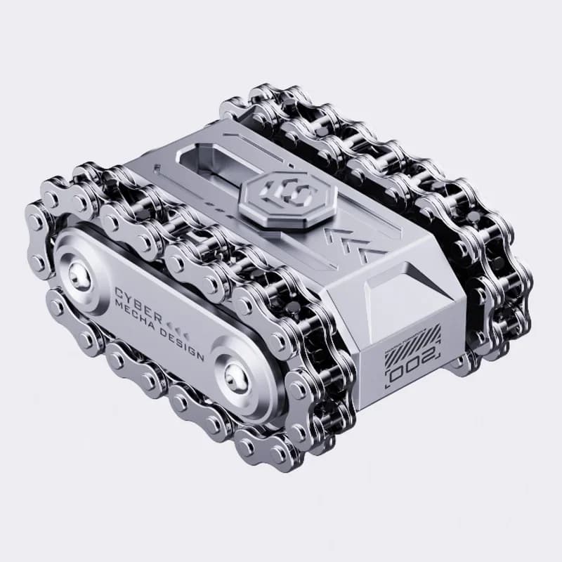 Pignoni Mini Serbatoio Punta delle dita Volano Fidget Roller Spinner Metallo EDC Alleviare lo stress Scrivania da ufficio Giocattoli Anti Ansia Richiamo