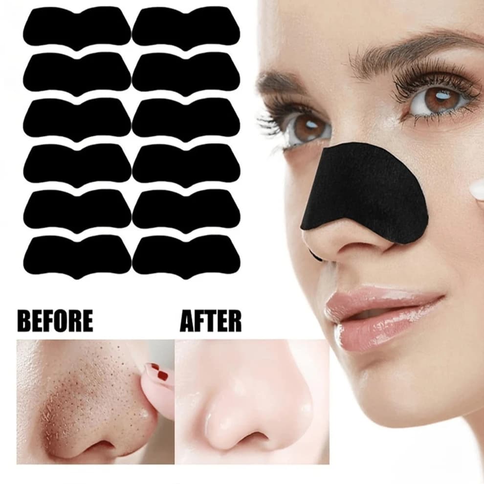 10 pieces mask for removal of black points of the nose clean deep narrowing of the mask pores for the treatment of acne mask for removal of black points of the nose health care