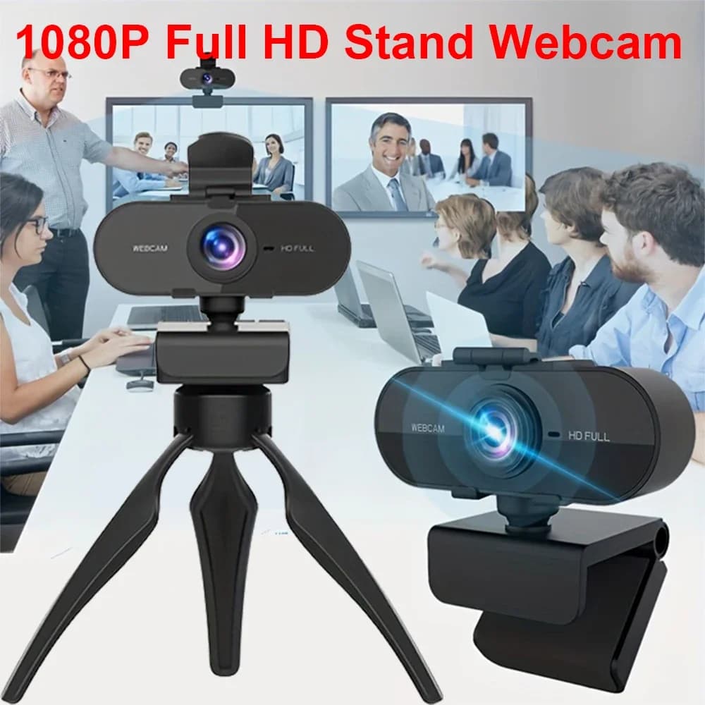 Full HD 1080P computer webcam with microphone Voice call Conference Live Camera Privacy Cover Support Game Banding Live Web Camera
