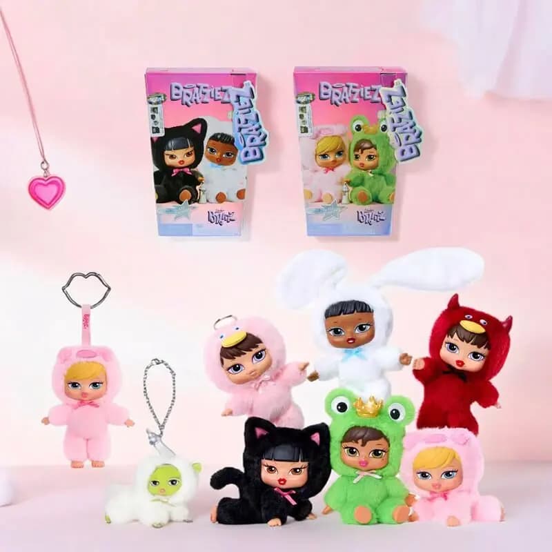 Bratz Bratziez Iconz Series Blind Box: Charm Clip e Accessori, Simpatiche Figure Anime, Modellini Giocattolo da Collezione, Ornamenti