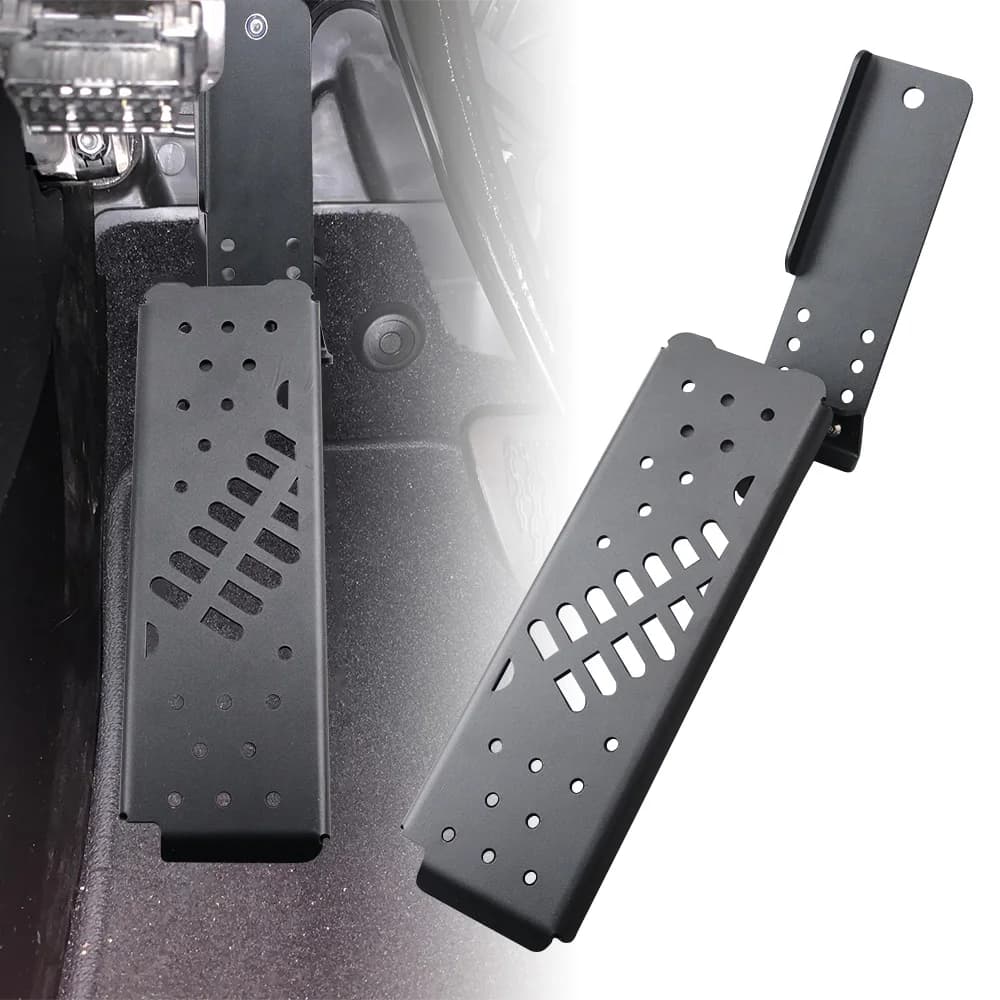 Resto Pedali Per Jeep Wrangler JL Gladiator JT 2018-2025 Driver Lato Sinistro Piede Riposo Peg Staffa Off-road Accessori