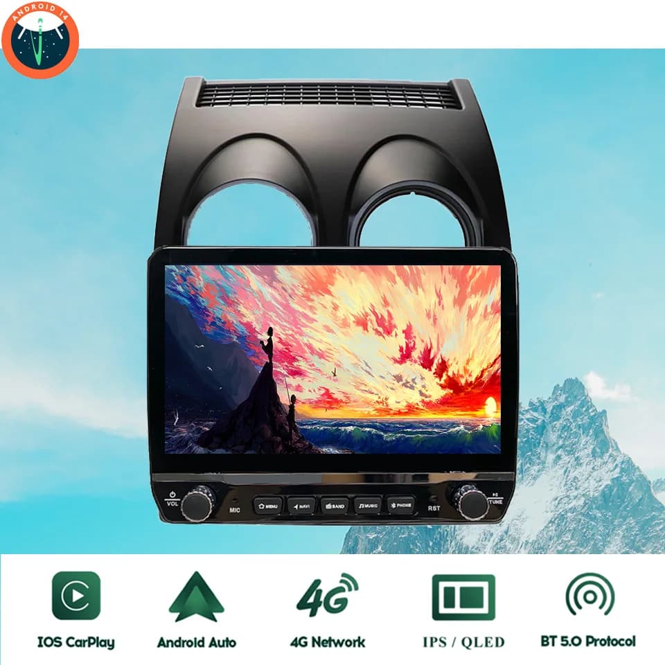 Android 14 Autoradio Multimedia PC Tablet Per Nissan Qashqai J10 2006 - 2013 GPS DVD Video Lettore musicale Auto sistemi intelligenti