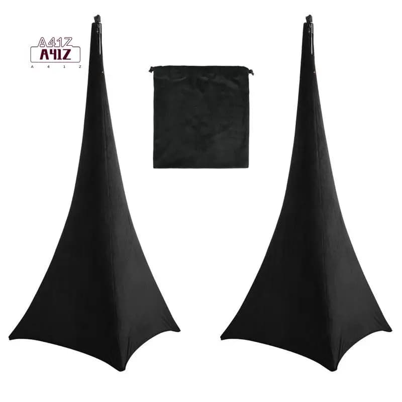 Copertura universale per supporto altoparlante A41Z, gonnellino per treppiede DJ, copertura estensibile con borsa portaoggetti per performance sul palco