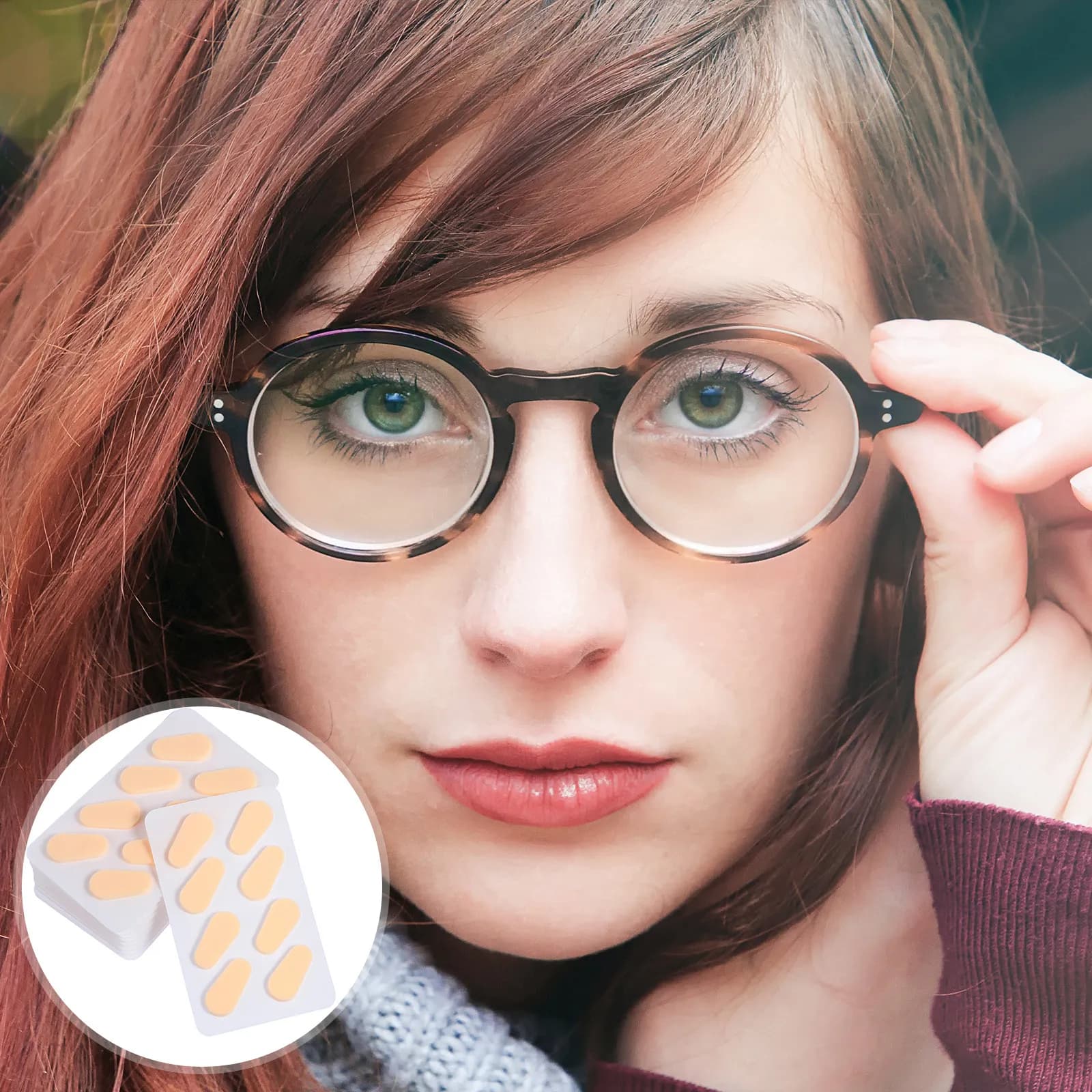 40Pairs High Quality Glasses Nose Pads Compatible with Sunglasses Eyeglasses Spectacles Plate Frames Plastic Frames Non Slip