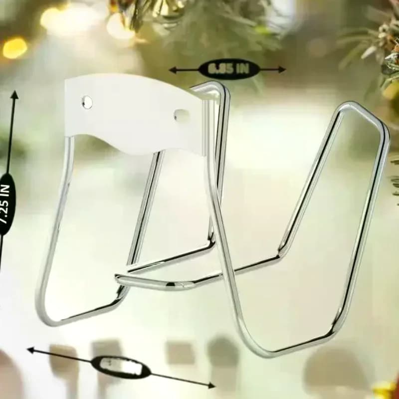 Gancio per tubo flessibile montato a parete antiruggine per rack di stoccaggio da giardino in metallo per l'organizzazione dei tubi dell'acqua