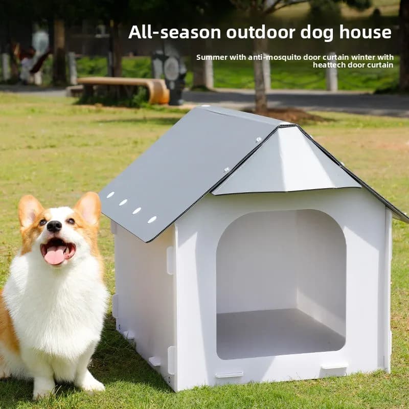 Outdoor Waterproof Large Washable Dog House Rural Kennel Dropship Dog Beds for Large Small Dogs Resistant Universal Pet