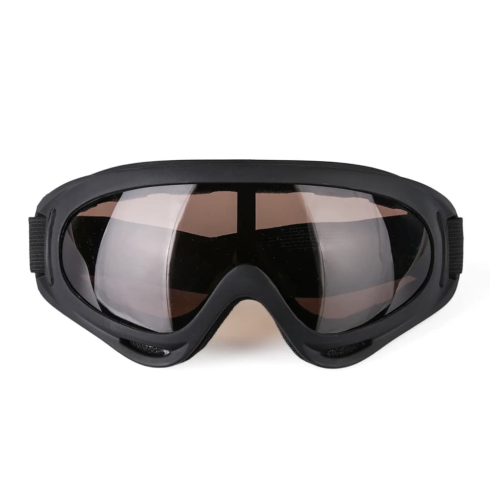 Occhiali da moto unisex per ciclismo Sport all'aria aperta Occhiali antipolvere Occhiali da sci con montatura per lenti antivento invernali