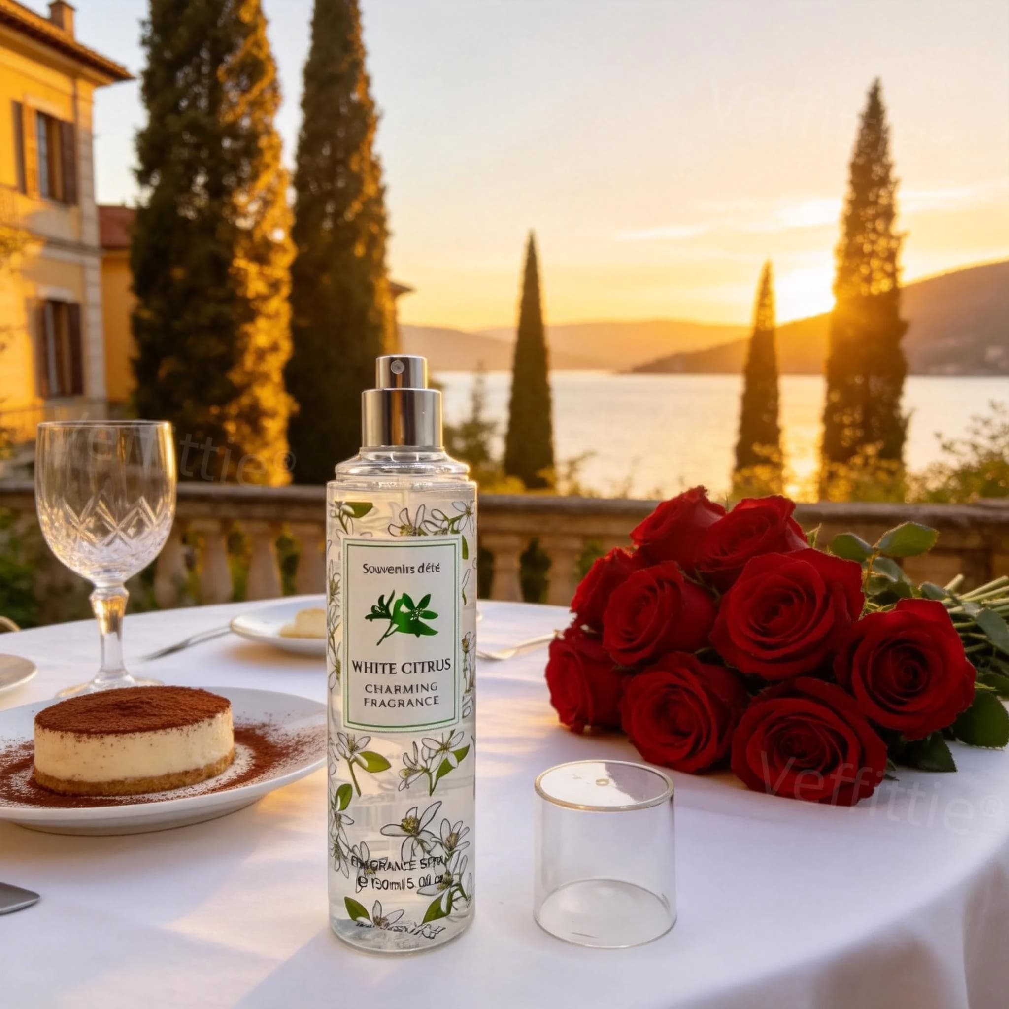 Citrus Tea Elegance Eau De Toilette, Aroma di Pompelmo Rosa e Vetiver per Momenti di Tè Parigini, Note Agrumate Italiane Fresche per Occasioni Casual