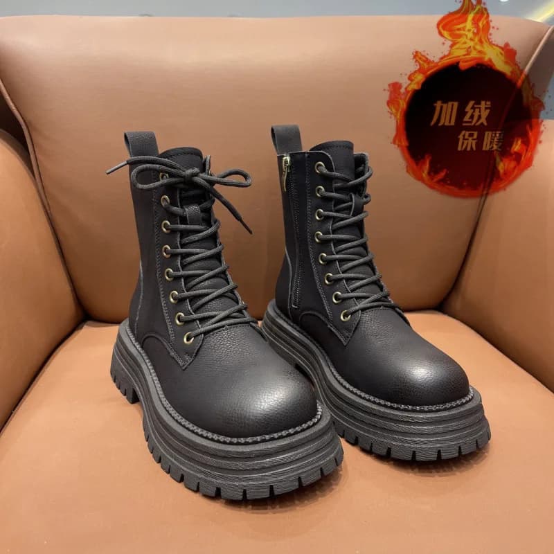 2025 Autunno e inverno scarpe in cotone con stampa leopardata moda donna suola spessa comodi stivali caldi antiscivolo casual all'aperto