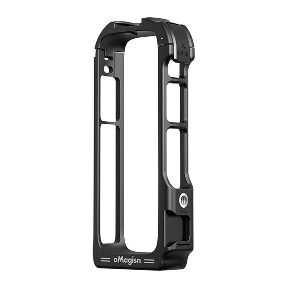 Frame accessories Insta360 X4 with cold shoe attachment and 1/4 inch thread, magnetic fast release cage