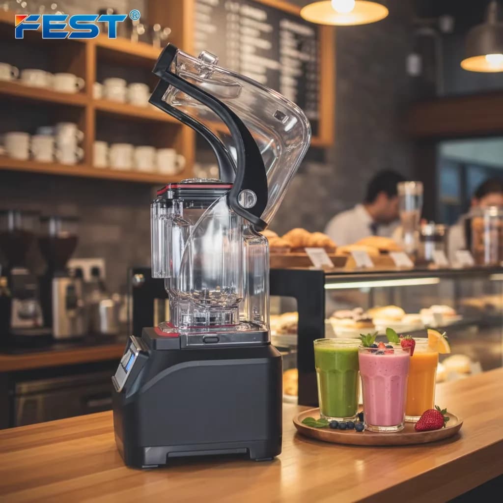 Frullatore Professionale Commerciale da 2L con Controllo Touch, Design Silenzioso per Smoothie, Milkshake e Lavorazione Alimenti ad Alto Volume
