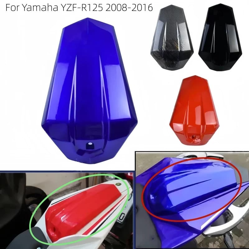 Coprisedile Posteriore Moto Monoposto/Coprisella Passeggero per Yamaha YZF-R 125 YZF R125 2008-2016