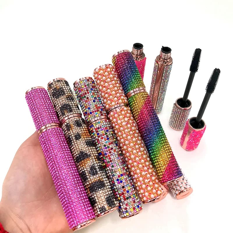 50 pezzi mascara con logo personalizzato 5D Extreme Volume Lash Mascara, impermeabile e di lunga durata, ispessimento naturale e arricciatura delle ciglia