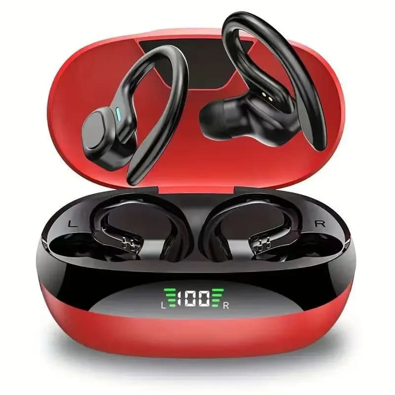 SP16 Bluetooth headphones - Intelligent noise reduction for voice calls. Digital digital display of battery level. Over-ear desi