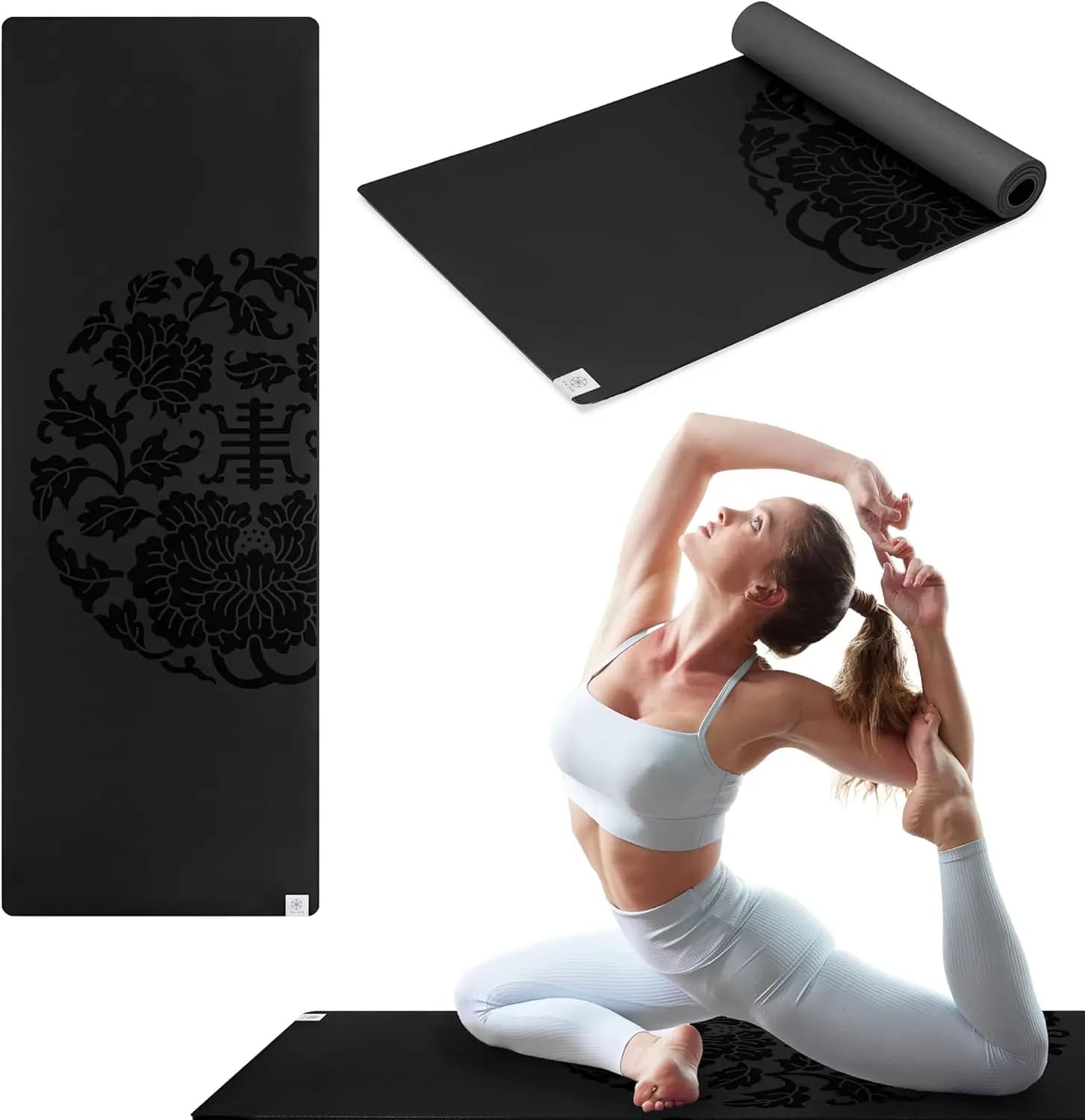 5mm Thickness Anti-slip Yoga Mat for Hot Yoga, Pilates & Ground Training - Waterproof Support, 68 x 24 Inches