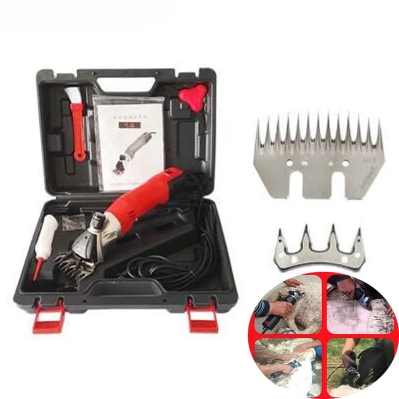 Tosatrice Elettrica per Pecore, Tosatrice Elettrica Professionale con Scatola in Alluminio, Migliore Tosatrice per Pecore e Animali Domestici, Tosatrice per Lana