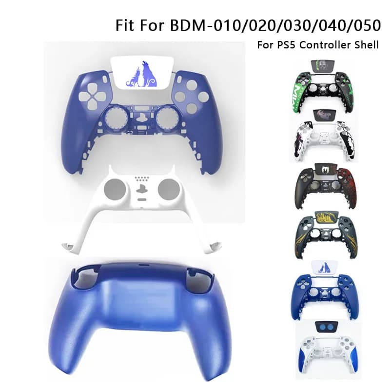 Per PS5 Controller Shell Limited Robot God of War Touchpad Gamepad Cover Sostituzione Piastre anteriori posteriori Maniglia Custodia per BDM 01-05