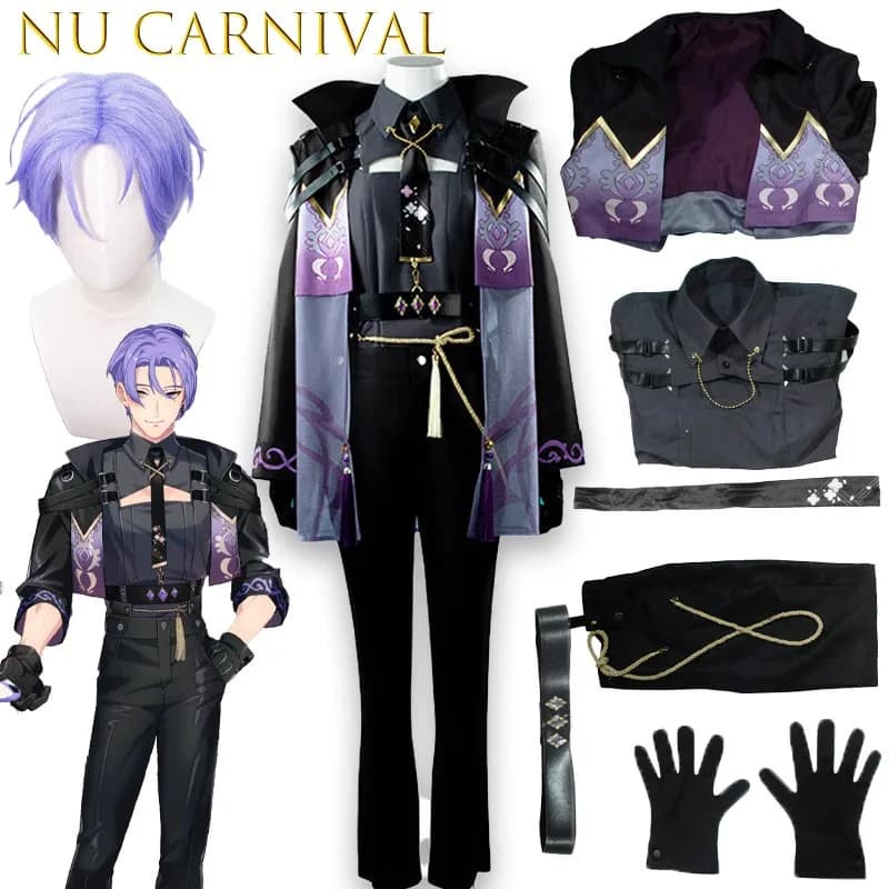 Nu Carnival Shiseki Kuya Cosplay Costume Anime Game Character Outfit Halloween Carnival Party Uniform Suit sexy party uniform