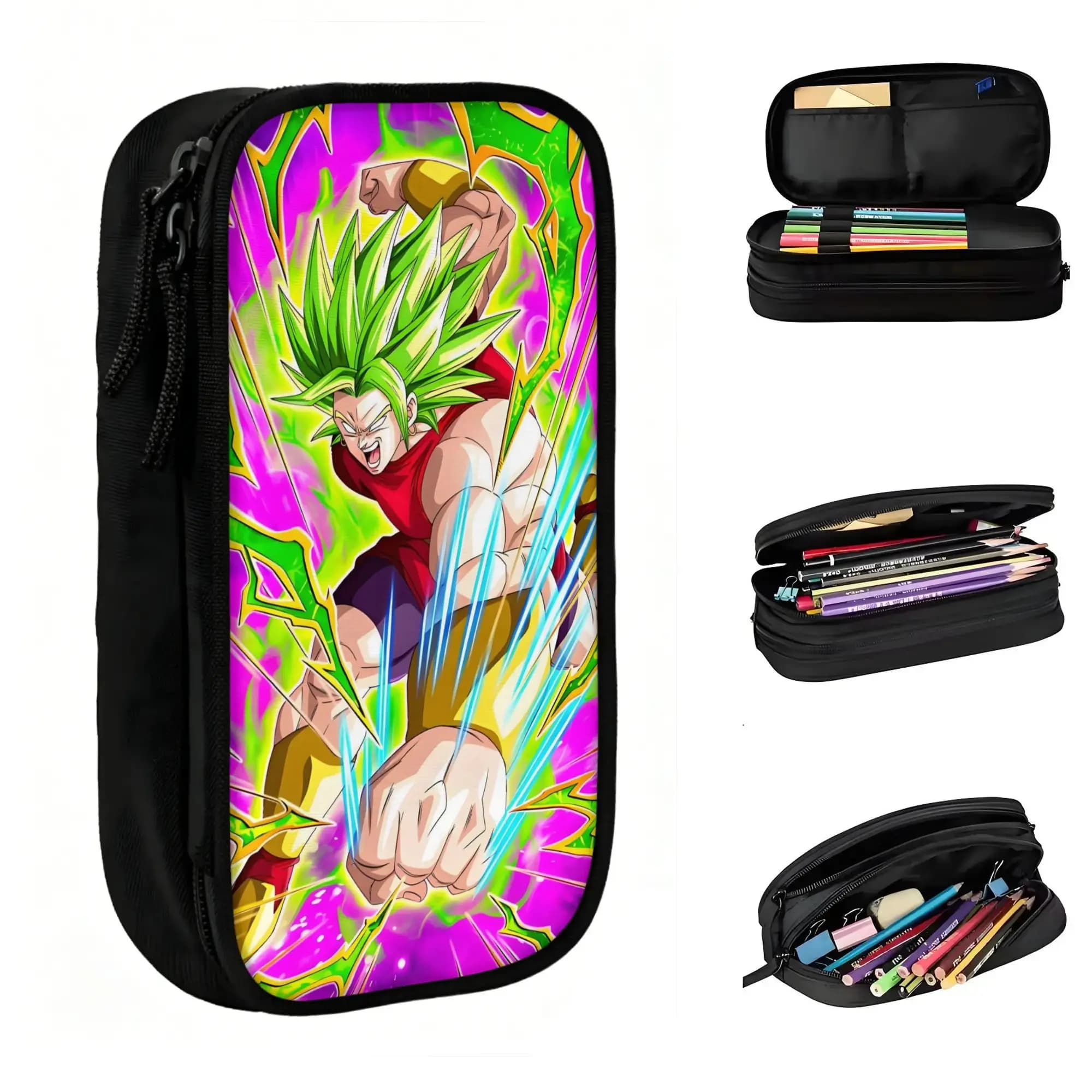 Custom Cute B-Brolies Popular Cartoon Pencil Case for Boys Girls Large Capacity Pen Bag Box School Supplies