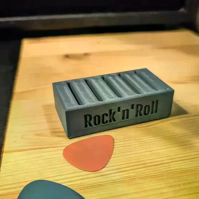 Scatola porta plettri per chitarra, supporto per display per plettri per chitarra, set di scatole porta plettri per chitarristi e appassionati di musica