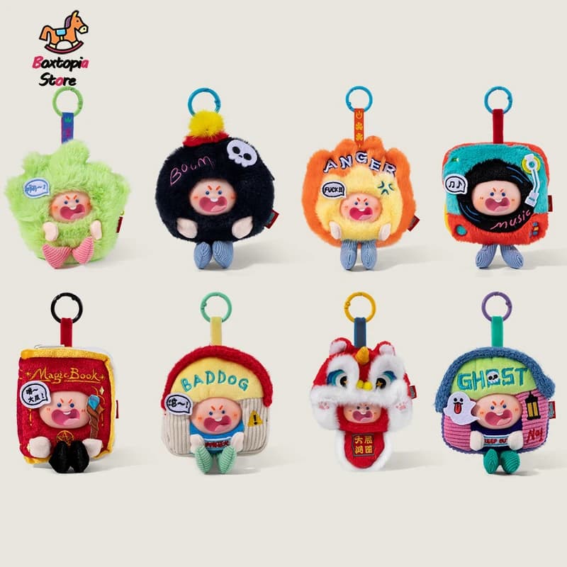 WANGXIAO 2 Disponibili Originali Meizhale Decorati Ciondoli per Borse Giocattoli Pop Culture Portamonete Porta Cuffie Accessorio Regalo