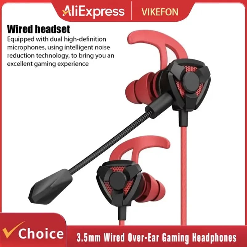 Gamer Headphones Auxiliary wired Headphones Auxiliary microphone for Pubg PS4 CSGO Caseque Phone Laptop Tablet Universal Game