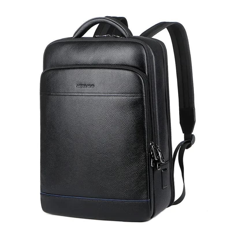 2024 Fashion Cow zaini da uomo in vera pelle zaino per studenti in vera pelle naturale borsa per Laptop per Computer di grandi dimensioni di marca di lusso per ragazzo
