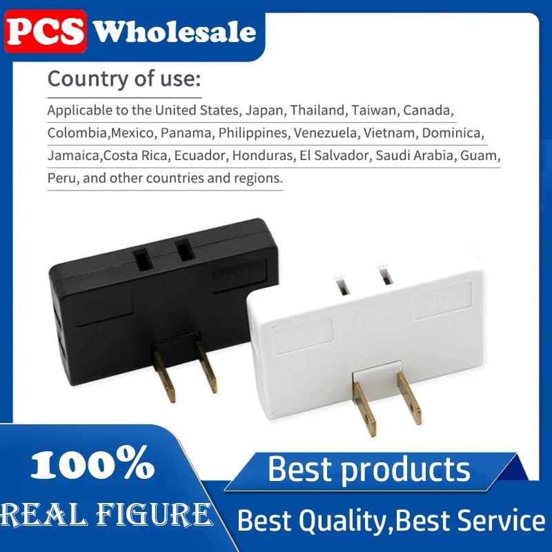 America Janpan Canada Thailandia US Adattatore per presa di corrente 3 in 1 Presa per convertitore da viaggio Ricarica portatile Spine intelligenti leggere