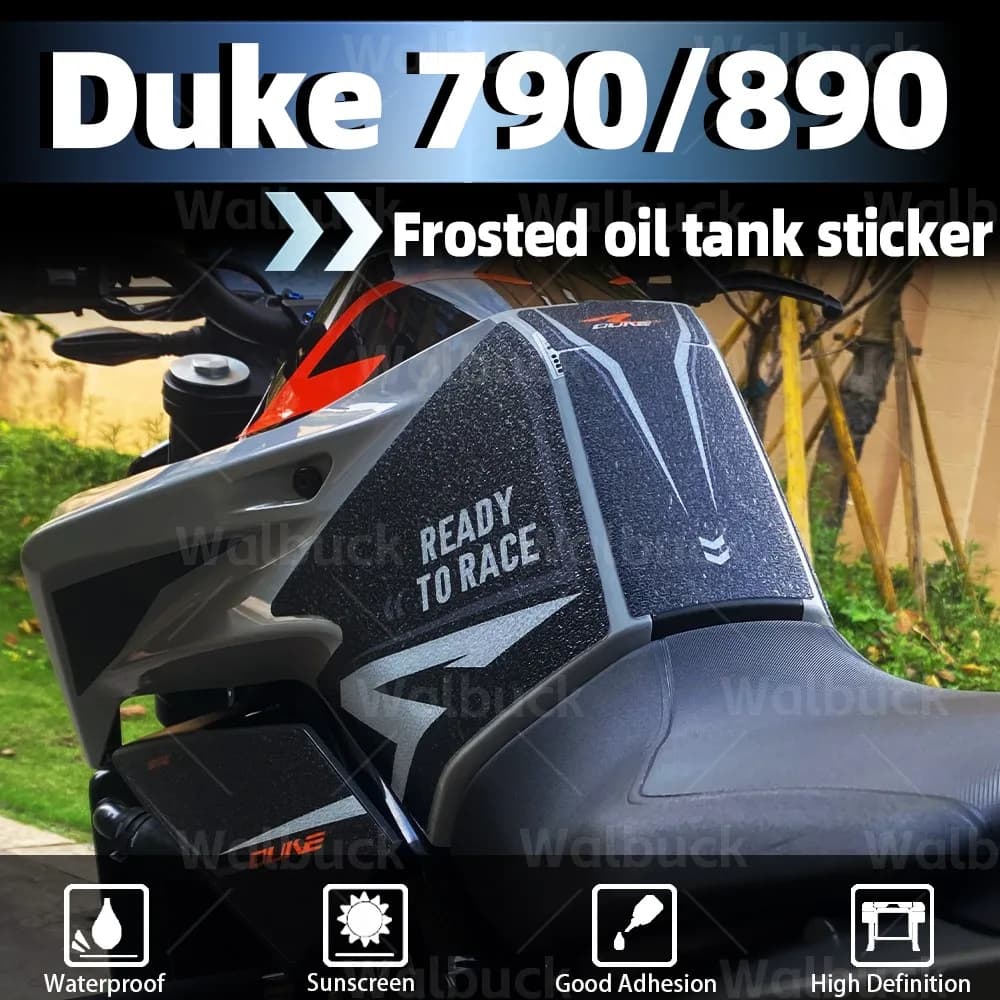 Motorcycle Tank Carburet Wall decal Gas cap Grinded Pad Accessories Decalcomanie Waterproof for r2r duke 890r/gp 790 DUKE 890