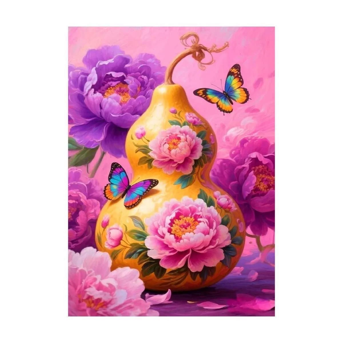 Gourd 11CT 9CT Embroidery DIY Chinese Style Printed Kits Cross Stitch Thread Needlework Sets Home Decor Crafts New Arrival