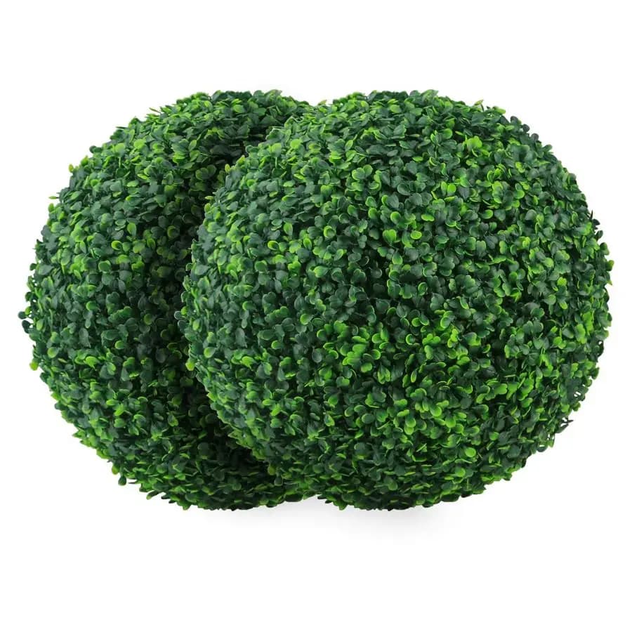 2 Pieces of Artificial Decorative Balls with 4 50 cm Roads in Fined Bosso for Garden, Balcony, Weddings and Decorations