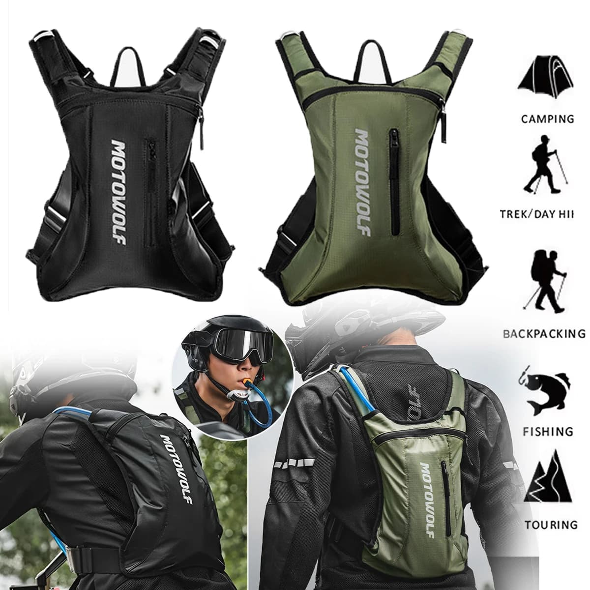 Motorcycle Cycling Hydration Pack MTB Off Road Motocross Water Backpack Sport Mountain Bike Water Bag