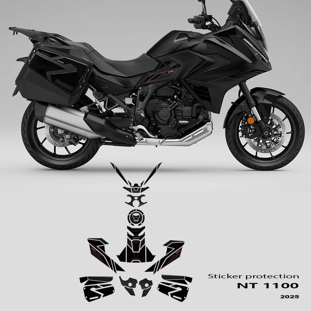 Per NT 1100 NT1100 Adesivi 2025 Accessori Moto 3D Resina Epossidica Adesivi Antiscivolo Kit di Protezione nt 1100 Rilievo del Carro Armato Del Carburante