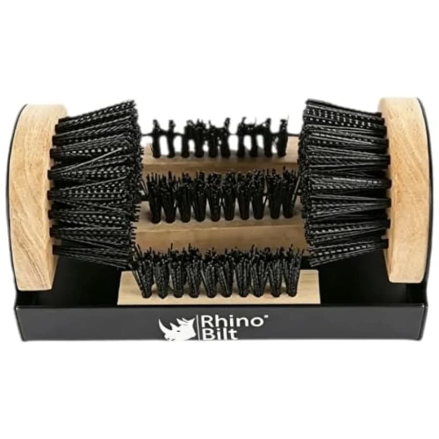 Spazzola per Stivali, Pulitore per Scarpe da Esterno, Spazzola Resistente per Stivali, Extra Larga Deluxe