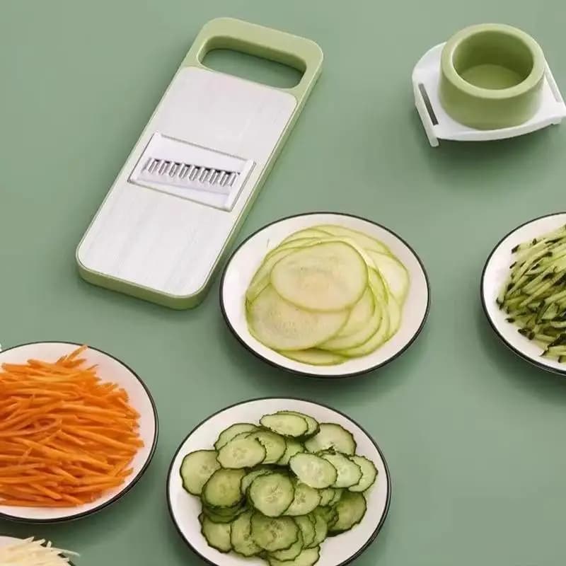 Grattugia Multifunzione da Cucina, Tagliaverdure per Carote e Patate, Utensile per Sminuzzare e Affettare