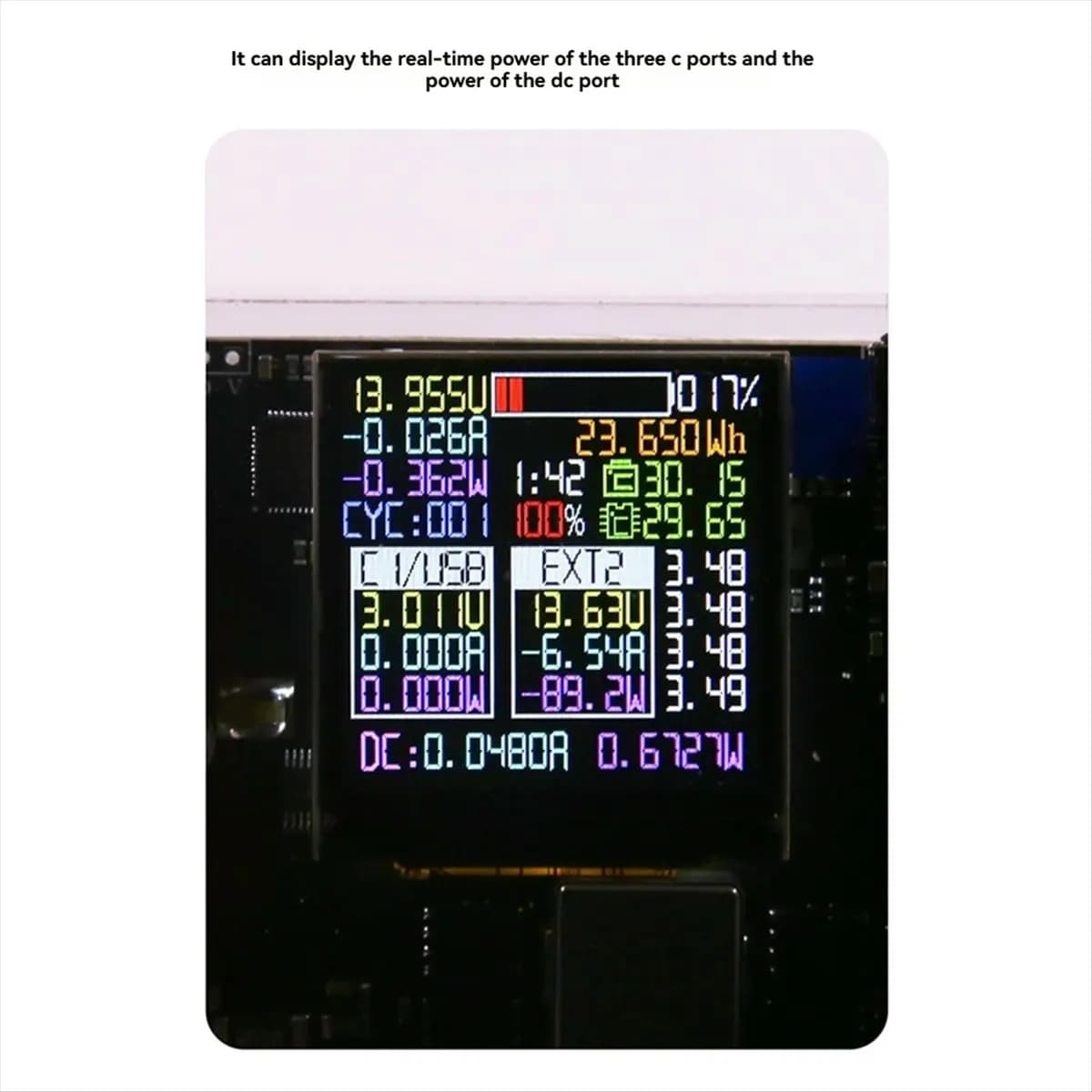 AAAE 340W 8cell 1.54inch IPS Color Screen Power Bank Case Fast Charging DC UPS LED for Phone Laptop 21700