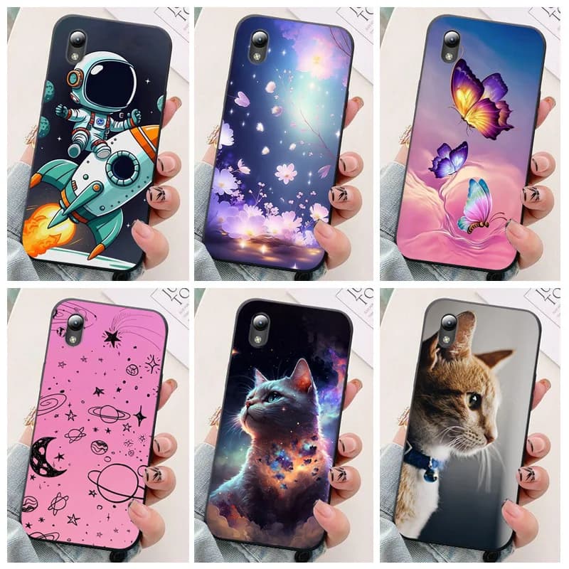 Per ZTE Blade L8 / A3 2019 / A31 Lite Custodia per telefono astronauta Protezione in silicone Cover posteriore per ZTE Blade A3 Plus SE Funda Coque